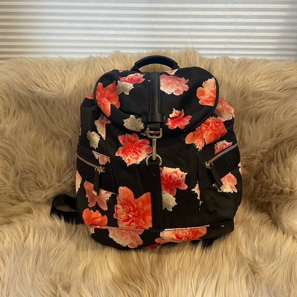 Calvin Klein Floral Backpack